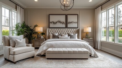 Serene Master Bedroom Interior Design