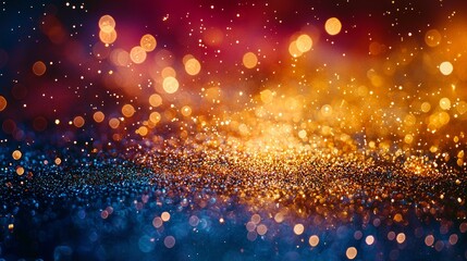 Colorful bokeh lights background