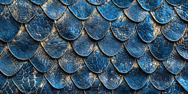 A close up of a black leather material with a pattern of scales