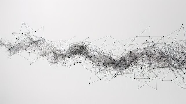AI Algorithm - Line Background: Unveiling the Visual Tapestry of Computational Intelligence