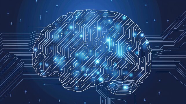 AI Algorithm - Line Background: Unveiling the Visual Tapestry of Computational Intelligence