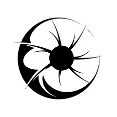 photon icon, photon silhouette vector illustration-simple silhouette illustration of photon, perfect for photon logos and icons