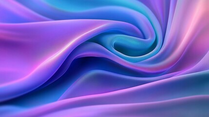 Naklejka premium Vibrant flowing fabric