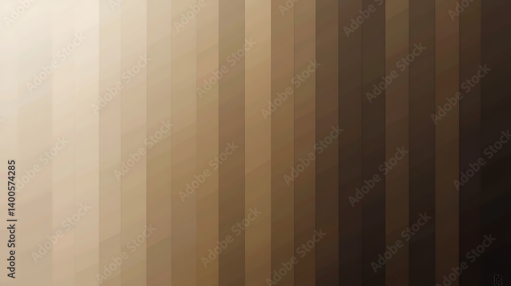 Poster abstract gradient background blending shades of beige, brown, and cream, creating a soft, warm atmos