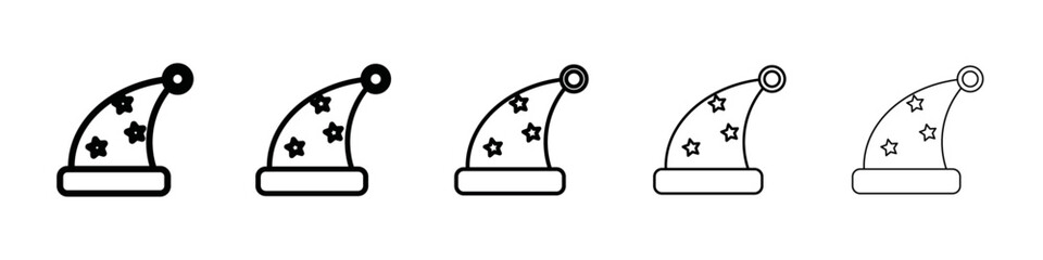 sleeping hat icon Symbol mark in Outline style