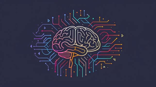 AI Algorithm - Line Background: Unveiling the Visual Tapestry of Computational Intelligence