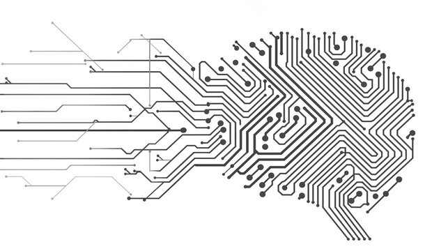 AI Algorithm - Line Background: Unveiling the Visual Tapestry of Computational Intelligence