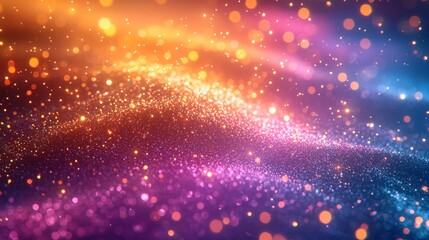 Colorful bokeh lights background