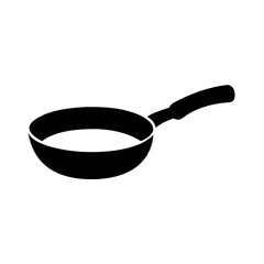 saut pan icon, saut pan silhouette vector illustration-simple silhouette illustration of saut pan, perfect for saut pan logos and icons