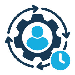 Utilization Icon Duo Tone Style for Efficiency Pack Icon Themes