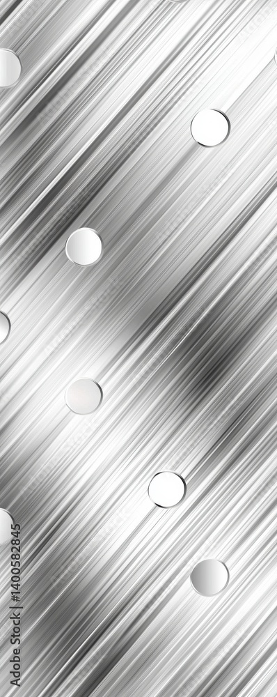 Poster dynamic metal surface patterns industrial setting abstract photography silver environment close-up v