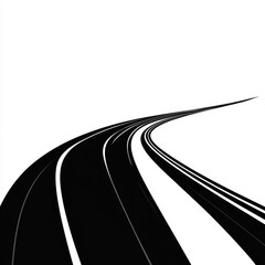 asphalt road vector illustration