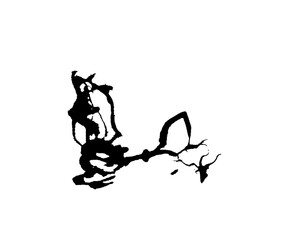 texture surfer silhouette vector illustration