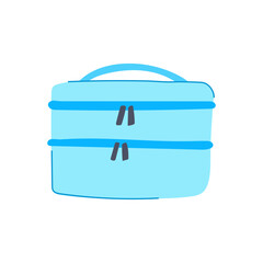 mascara makeup bag cartoon vector illustration