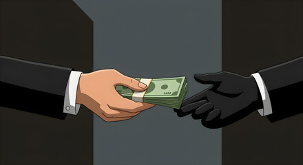 Money Exchange in Action: Bribery, Loan, or Business Deal?