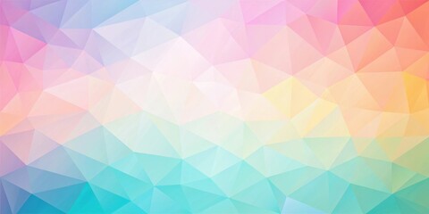Fototapeta premium Geometric abstract background with soft pastel colors and gentle gradient effect, minimalist design, geometric shapes