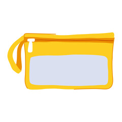 breathable shoe bag cartoon vector illustration