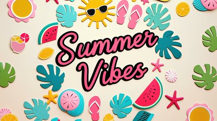 Summer vibes illustration 