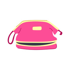 versatile toiletry bag cartoon vector illustration