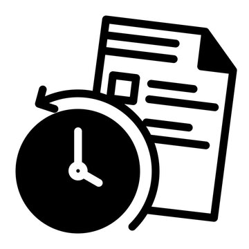 Time Savings Icon Mixed Style for Efficiency Pack Icon Themes