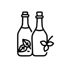 vinegar and oil