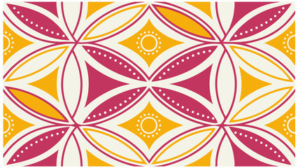 seamless pattern with flowers