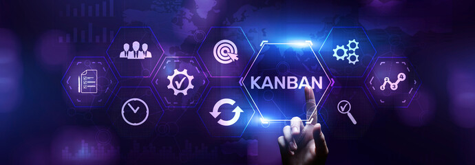 Kanban agile project management workflow business process optimisation.