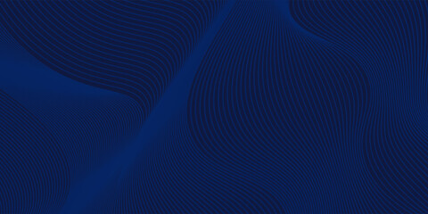 Premium background design with diagonal dark blue line pattern. Vector horizontal template for digital lux business banner, contemporary formal invitation, luxury voucher, prestigious gift certificate