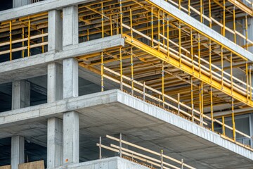 Fototapeta premium High-rise building under construction