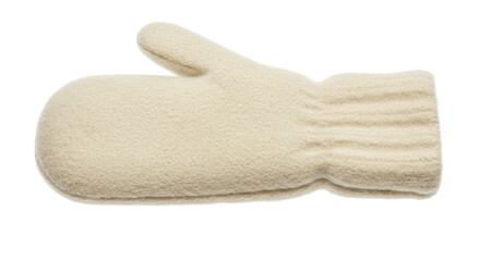 Isolated Wool Mitten