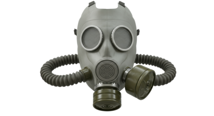 Isolated Gas Mask