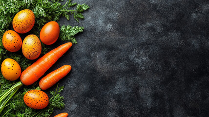 Fresh organic vegetables, including carrots, tomatoes, and green pepper, on a wooden table offer a healthy and natural food choice for a vegetarian diet