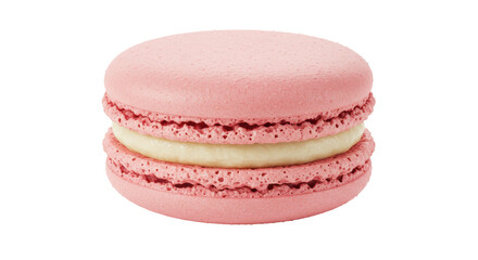 Isolated Pink Macaron