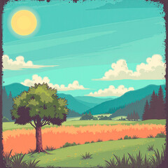 Obraz premium Scenic Landscape