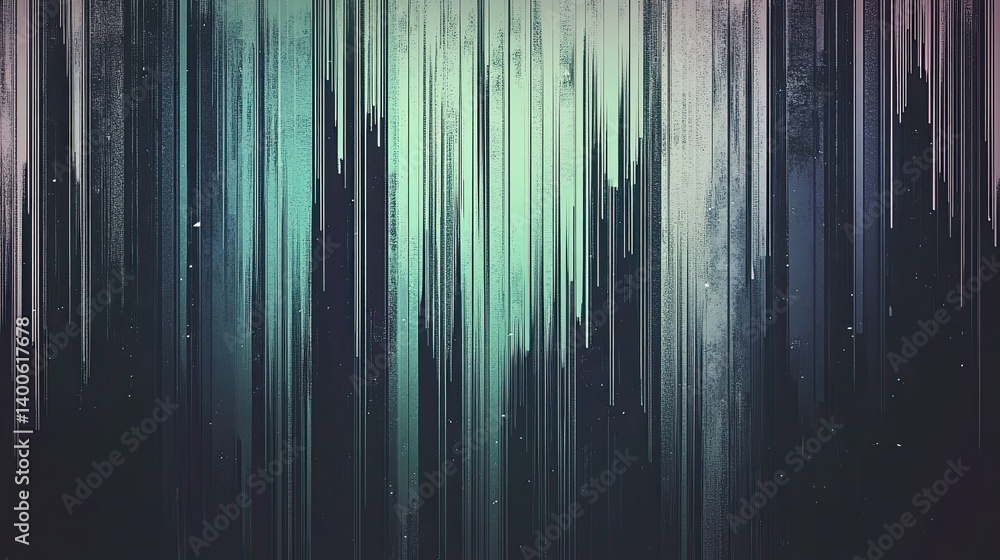 Poster abstract digital artwork displaying a vibrant and captivating visual experience