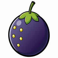 vector illustration of a tomato