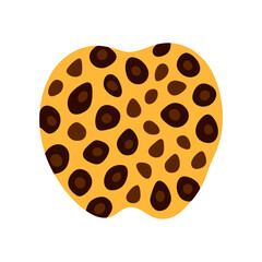 Leopard print texture colorful vector 