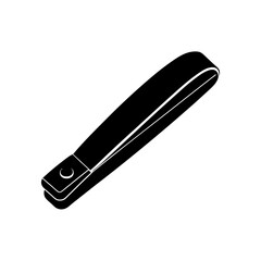 Nail clipper silhouette illustration