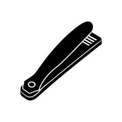 Nail clipper silhouette illustration