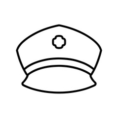 Nurses cap tribute line art