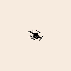 Drone icon flat vector design. 