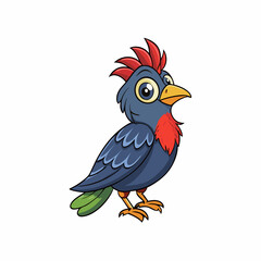 vector illustration of a bird