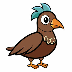 vector illustration of a bird