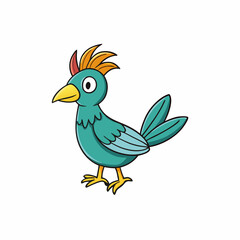 vector illustration of a bird