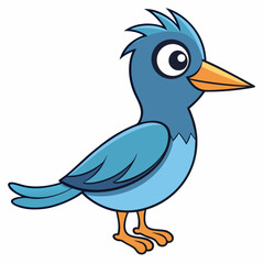 blue bird cartoon