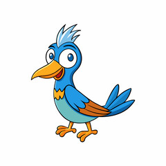 blue bird cartoon
