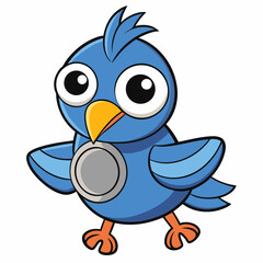 blue bird cartoon