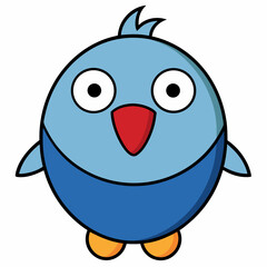 blue bird cartoon