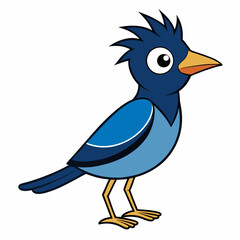 blue bird cartoon