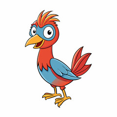 rooster isolated on white background